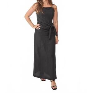 NEW TELA ninfa dress in black